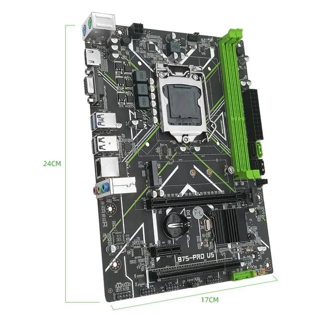 MACHINIST B75 Motherboard LGA 1155 Support Intel i3/i5/i7 Processor and DDR3 16G Desktop RAM With HDMI VGA USB2.0 USB3.0 B75-PRO 5