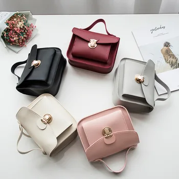 

New Korean Style All-match Simple Square Sling Bag Single Shoulder Messenger Bag Women's Wear-Resistant Shell Small Backpack