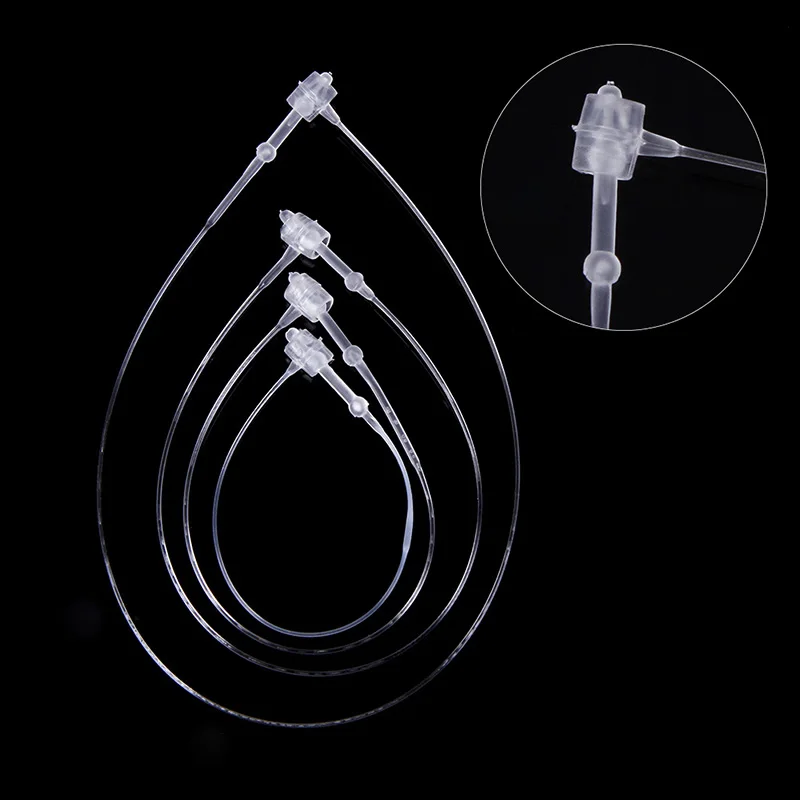 

1000pcs Transparent Loop Locks Plastic Snap Lock Pins Security Tag Label Tags Fasteners Garments Accessories