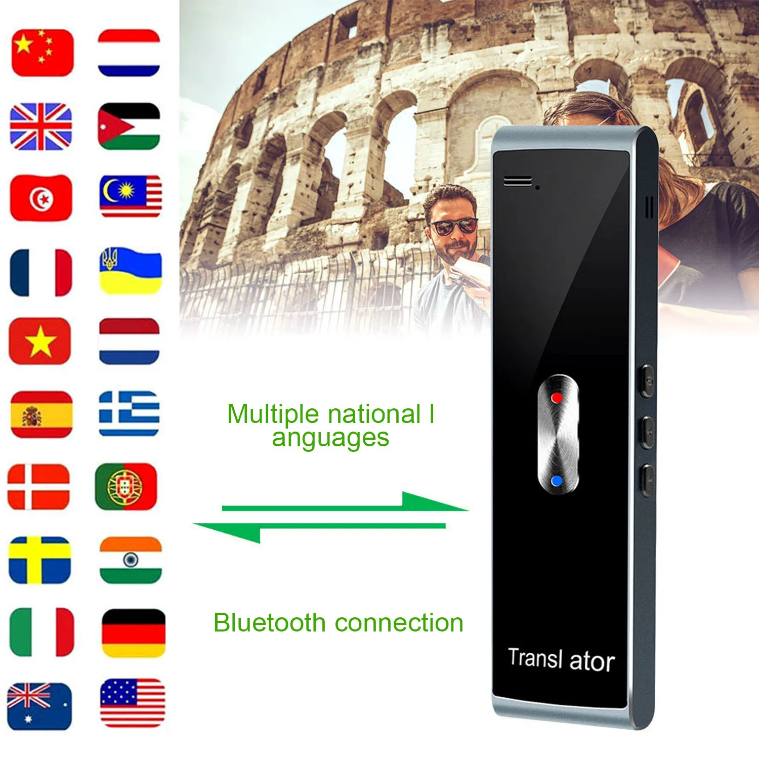 

Gosear Smart Instant Voice Speech Translator Intelligent Electronic 40 Languages Accurate Translation Travel Meeting Study Trade