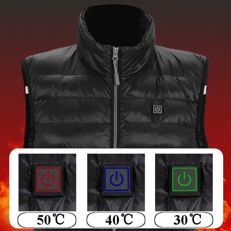 USB умный теплый жилет с подогревом, мотоциклетная куртка, моющаяся графеновая куртка из углеродного волокна, теплая куртка