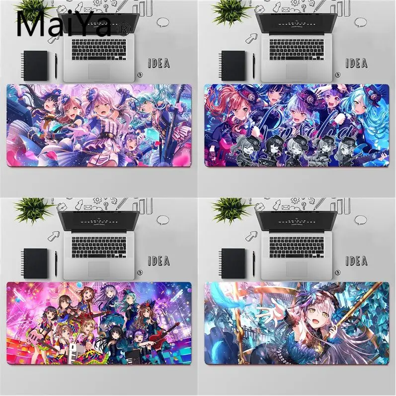 Maiya Одежда высшего качества Bang Dream игровой плеер стол ноутбука резиновые Мышь