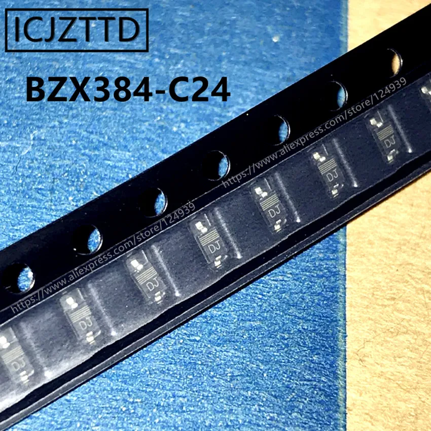 Фонарик BZX384C20 20 в фонарь BZX384C22 22 BZX384C24 24 В DG DH DJ новинка 300 мВт 0 3 Вт BZX384 SOD323 SOD 323|24v|24v