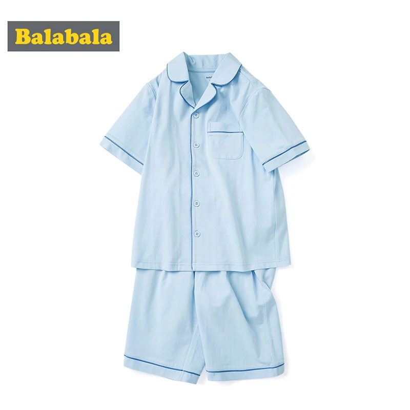 Пижамный комплект для мальчиков Balabala легкий тонкий из двух предметов дома и