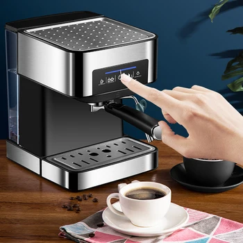 

Semi-automatic Espresso Coffee Machine Italian 20 Bar High Pressure Steam for Home office Comercial Milk Bubble Coffee Makers