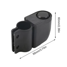 

105 dB Wireless Anti-Theft Alarm for Motorcycle Bicycle Waterproof Security Warning Alarm with Remote Controller