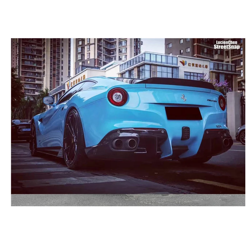 Чехол для заднего спойлера крылья Ferrari F12 Berlinetta 2013 2016 стильный спойлер из