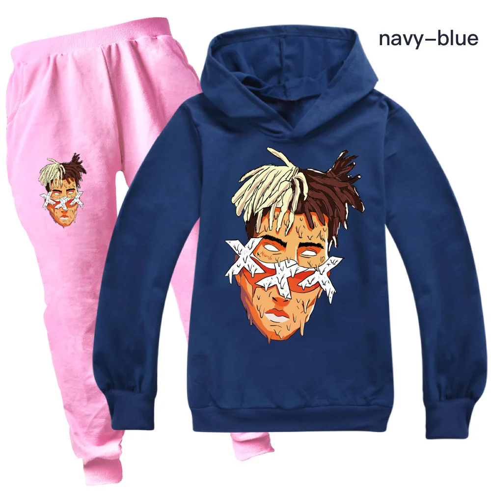 2021 Xxxtentacion Толстовка костюм детские свитшоты для мальчиков девочек мультфильм