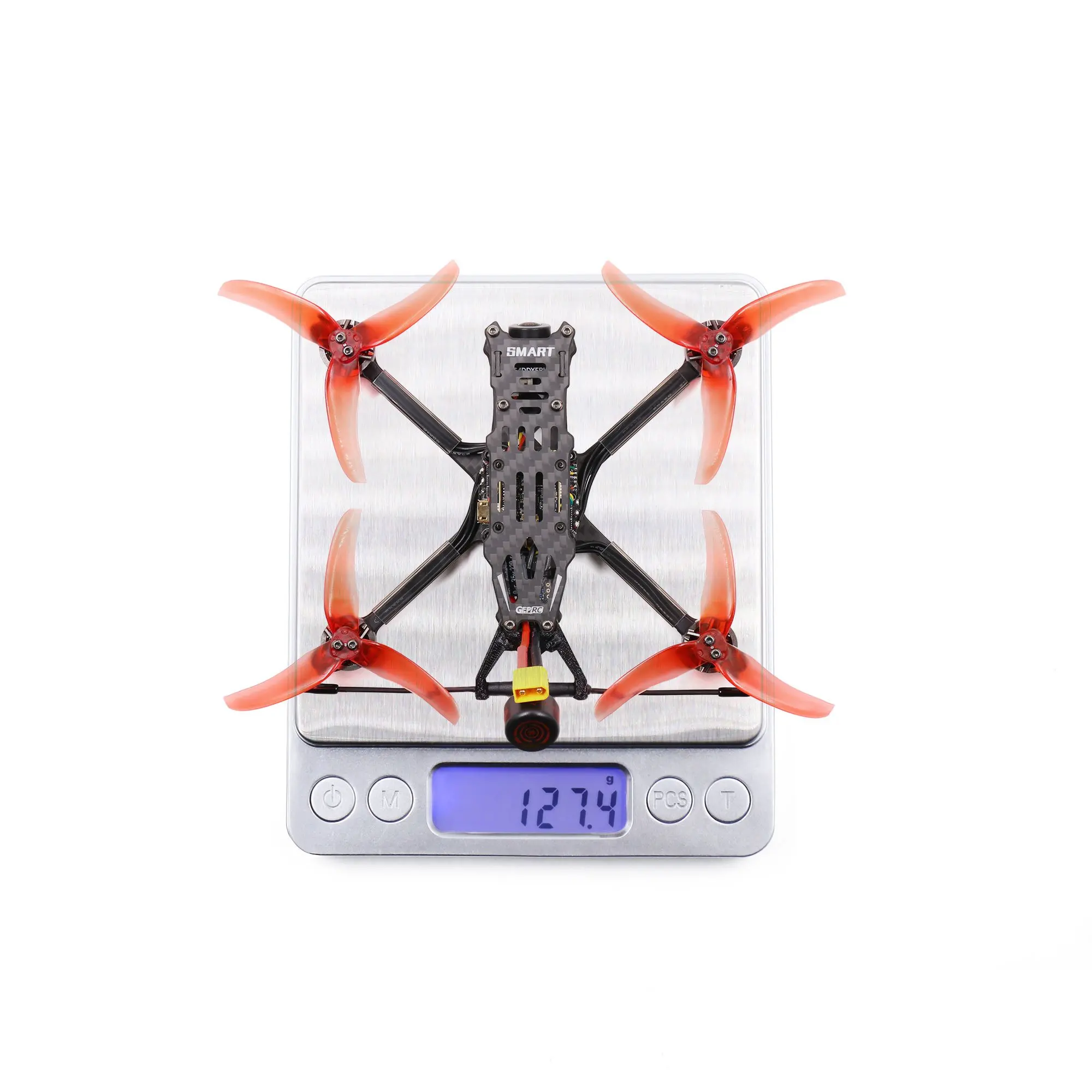 GEPRC SMART 35 FPV Drone, if equipped with a 1100mAh battery, the flight time is 13 minutes .