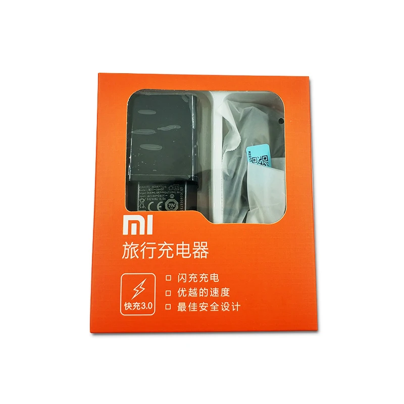 Xiao mi Red mi Note 8 7 k20 k30 pro быстрое зарядное устройство Быстрая зарядка QC3.0 адаптер usb type C кабель для mi 9 pro 8 SE 9T 6 A1 A2 mi x 2 2S - Тип штекера: Black