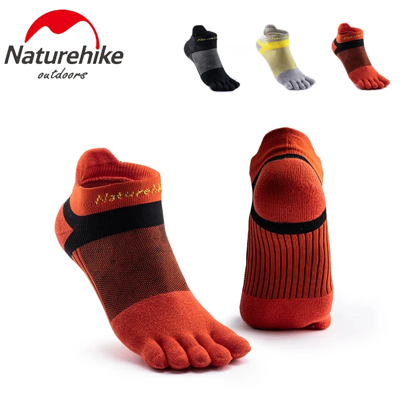 

Naturehike Running Five Finger Socks Men and Women Quick Drying Sports Breathable Hygroscopic Sports Socks Marathon Socks