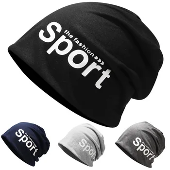 

Winter Warm Cap Running Sport Print Hat Black White Soft Fishing Snowboard Hiking Cycling Windproof Skiing Outdoor Men Women