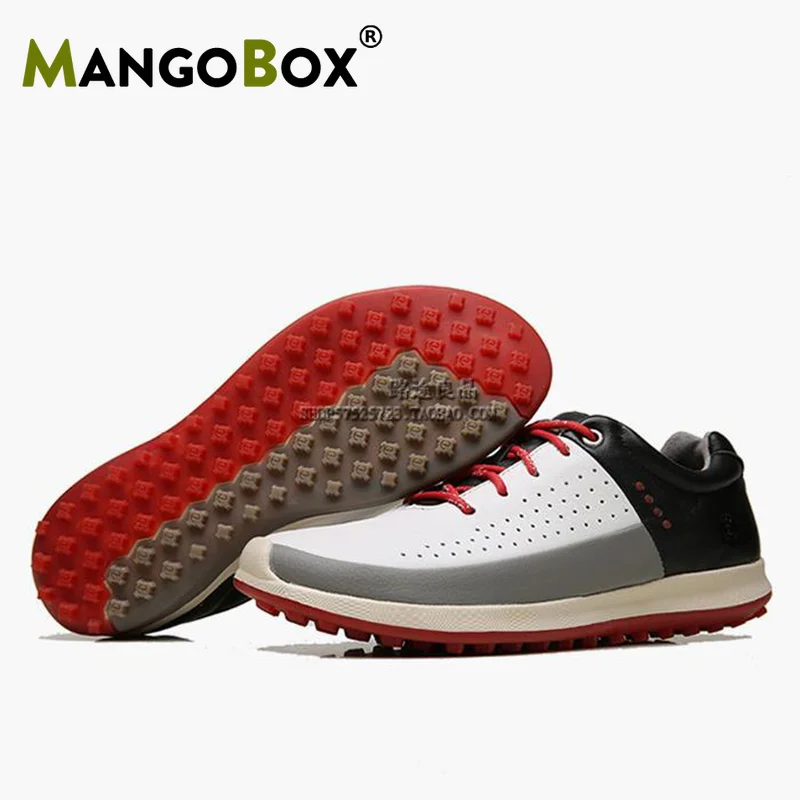 

Professional Golf Boot Waterproof Man Golf Sport Shoes Studs Athletic Training Shoes Men Boy Grand Walking Sneakers Golf Leather