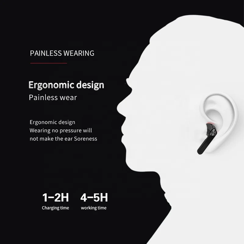 BE36 беспроводные наушники Bluetooth 5,0 с сенсорным управлением, Автоматическое Сопряжение, коробка для зарядки, TWS, мини наушники для iPhone, xiaomi, huawei, i9s