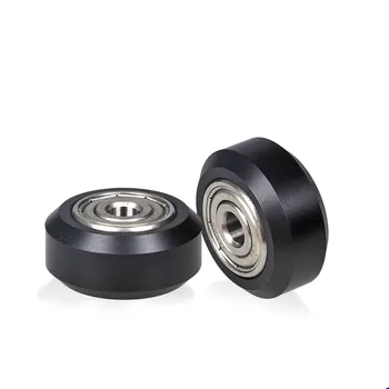 

10pcs 3D Printer Plastic Wheel POM with Bearings Big Models Passive Round wheel Idler Pulley Gear for CNC Openbuilds V-Slot