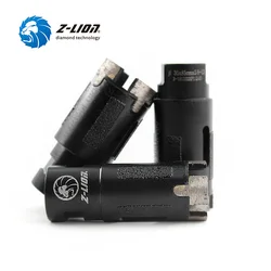 Z-LION 1PC 32/35/38mm Diamond Core Drill Bit With M14 5/8-11 Thread Vacuum Braze Protect Teeth Hole Saw For Granite Marble Stone