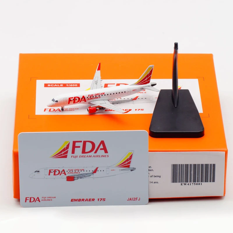 Diecast 1:400 Scale E170 JA12FJ Model Airplanes Brazil FDA Fuji  