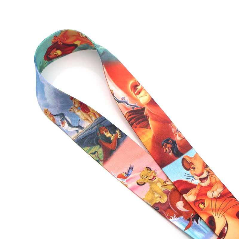 K616 лев Король мультфильм брелок Lanyards держатель удостоверения личности ID карты пройти мобильный телефон USB бейдж держатель ключевой ремень