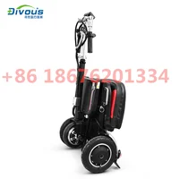 Hot Sale  Electric 4 Wheel Disabled Handicapped Adult Folding Foldable Mobility Scooter Electric  Wheelchair 1