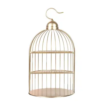 

1pc 20cm Kitchen Cake Storage Rack Iron Art Bird Cage Dessert Display Rack Table Decoration Multi-Layer Cake Rack Snacks Rack
