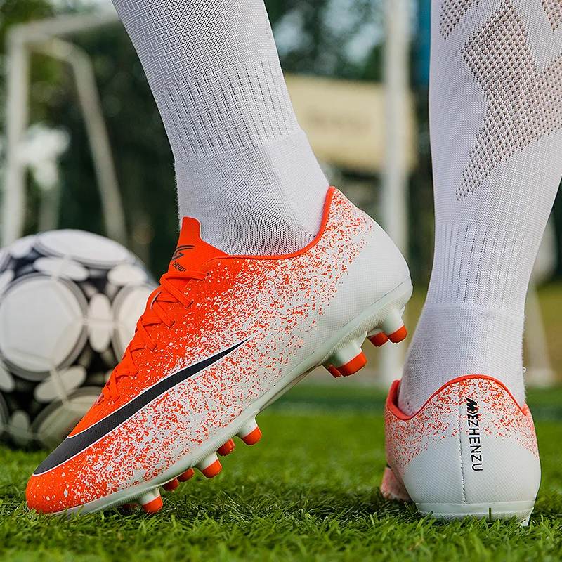 ZHENZU новые уличные футбольные бутсы мужские сникерсы Дети Мальчики Cleats тренировочная спортивная обувь Евро Размер 35-44 Scarpe Da calcio