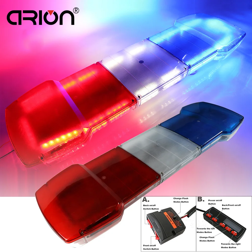 84LED аварийный свет восстановления Маяк эвакуатор мигающая световая сигнализация синий световой