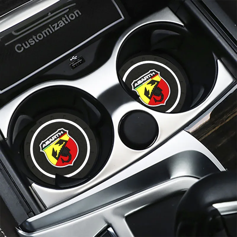 1/2pc del coche Interior alfombra agua rusa almohadilla de silicona Anti-sucio Pad para Fiat Viaggio Abarth Punto 124, 125 de 500 Stilo Ducato Palio
