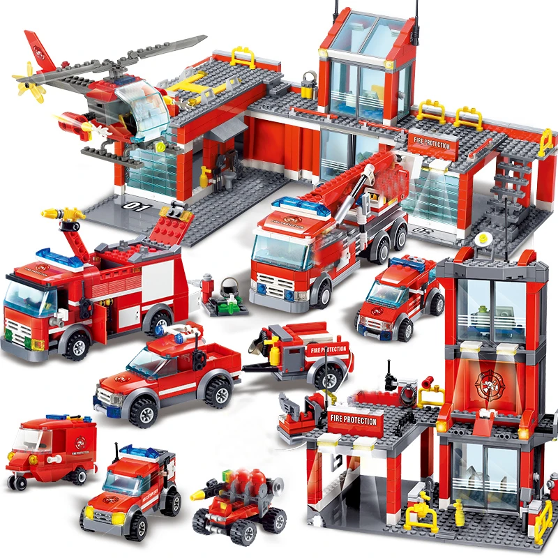 playmobil fire brigade
