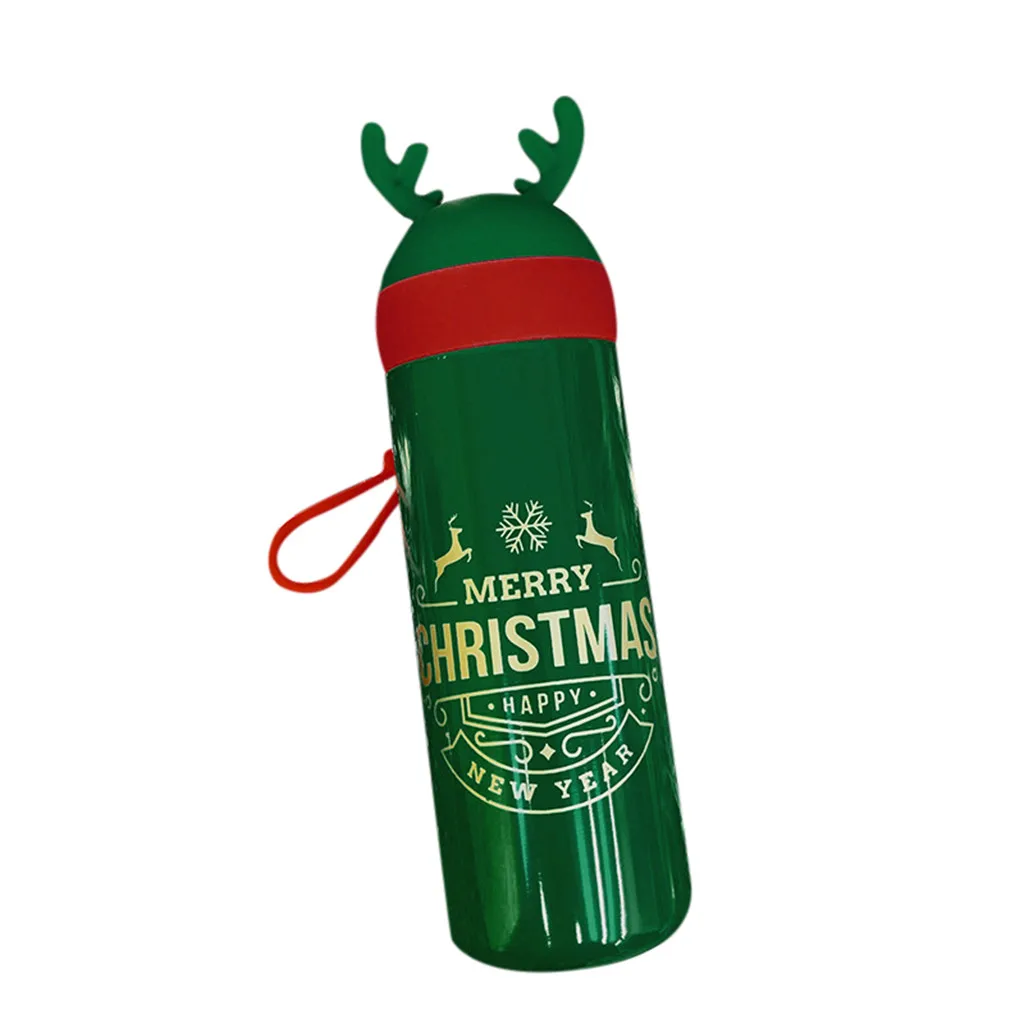 Рождественская Термос-бутылка из нержавеющей стали, вакуумная колба, бутылка для воды, кофейная кружка для путешествий, чашка, 330 мл термо-кружка, Термос Beker