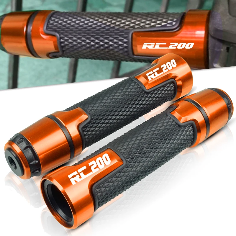 

FOR RC200 2014 2015 2016 2017 2018 2019 7/8" 22MM CNC Motorcycle handlebar grip ends handles Motorbike handlebar grips