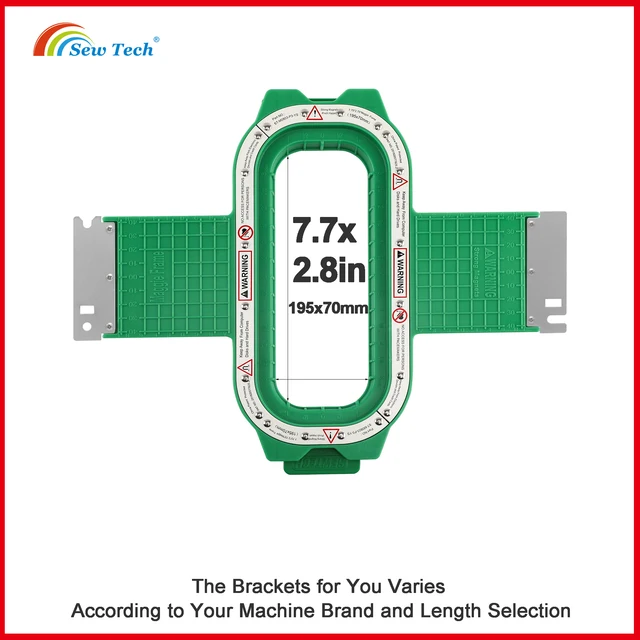 Sew Tech Magnetic Hoops for Tajima Toyota Embroidery Mighty Magnet Frames 7.7x2.8in 195x70mm