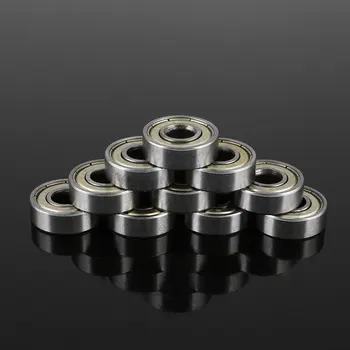 

10pcs 608zz Skateboard Bearing Ball Carbon Steel Puzzle Toy Edc Stress Relief Inine Roller Scooter Skateboard Wheel