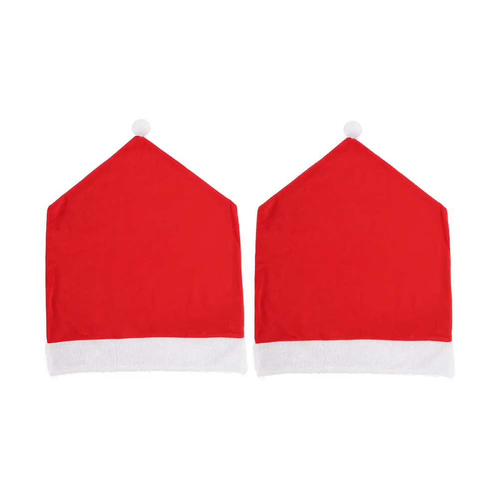 2Pcs Anself чехлы для стульев 2 шт./компл. вeчeринки yкрaшeнa Стиль стул Чехлы для задней панели для рождественского ужина чехлов комплект украшения - Цвет: 2Pcs