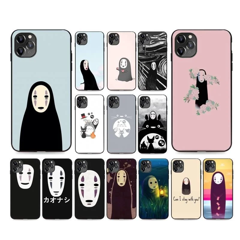 Totoro Spirited Away Ghibli Miyazaki Phone Case For iphone 12 7 8 Plus X XS Max XR Coque 5s SE 2020 6 6s 11Pro | Мобильные телефоны