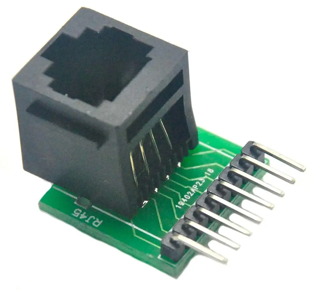 20 штук RJ45 8-контактный разъем и коммутационная плата комплект