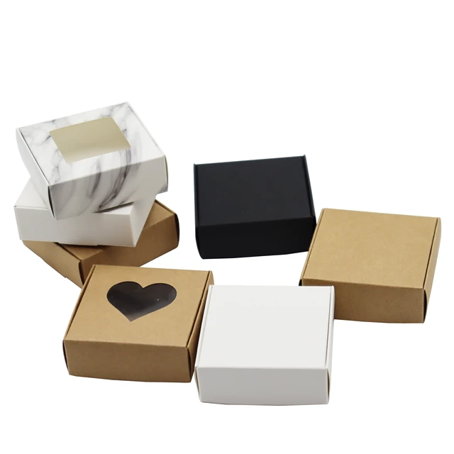 30pcs/lot Two sizes Small Colorful Paper Box Kraft Cardboard Handmade Soap  Box,Cute Gift Box, Jewelry/Candy Packaging Boxes - AliExpress