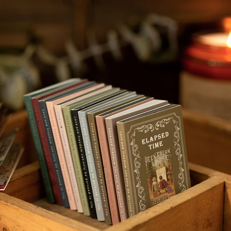 Journamm-papel Vintage para decoración de teléfono, suministros de papelería estilo Retro, papel tornasol, diario, etiqueta de álbum de recortes, 50 Uds.