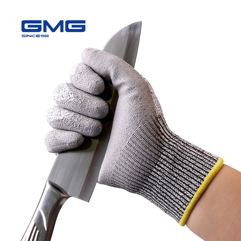 Перчатки GMG gppe серые с полиуретановым покрытием | Безопасность и защита