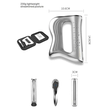 

Electric Guasha Scraper Muscle Therapy Massager Massage Tool 3 Levels Adjustable Speed Fascia Recovery Massager T