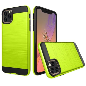 

1000pcs Dual Layer Soft TPU Hard PC Deluxe Cover For iPhone 11 Pro Max XS XR X 8 7 6 6S Plus 5 5S Shockproof Hybrid Armor Case