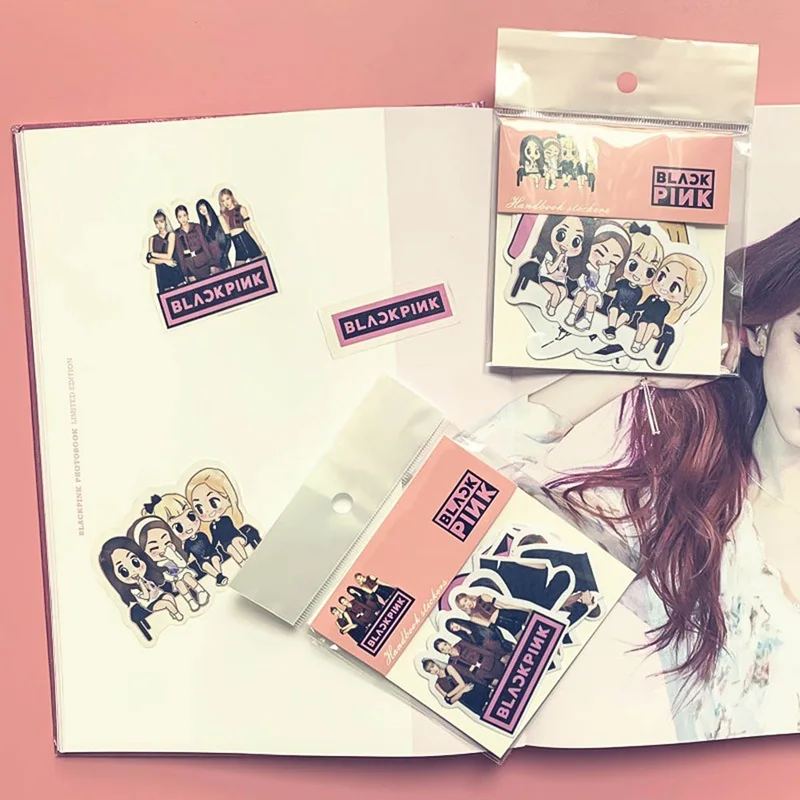 

Kpop Star BLACKPINK EXO GOT7 TWICE Decal Stickers Scrapbook Album Diary Decoration Stationery School Supplies Fan Gifts