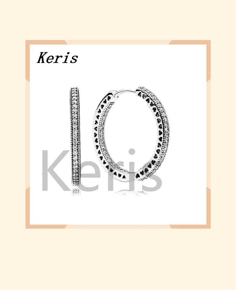 

100% sterling silver 1:1 glamour 296319cz oorsieraden harten van earring original women fashion wedding jewels
