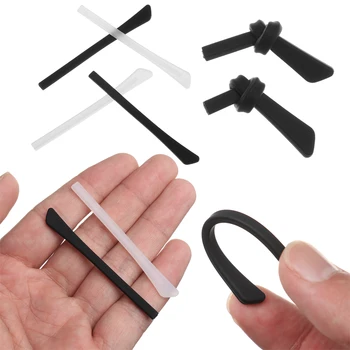 

4Pair Glasses Sunglasses Slip Sets Glasses Leg Cover Anti Slip Silicone Ear Hook Temple Tip Holder Hook Eyeglasses Accessories