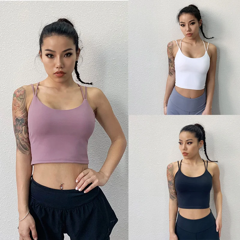 

Beauty Back Padded Shockproof Underwear Sports Womens Cropped-top Womens Professional Sport Clothes For Fitness Ladies Quick Dry
