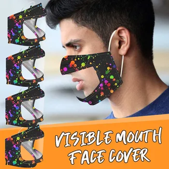 

4PC Cloth Face Mask Windproof Face Shield Washable Mouth Mask Reusable Breathable Face Shield mascarillas Cubrebocas
