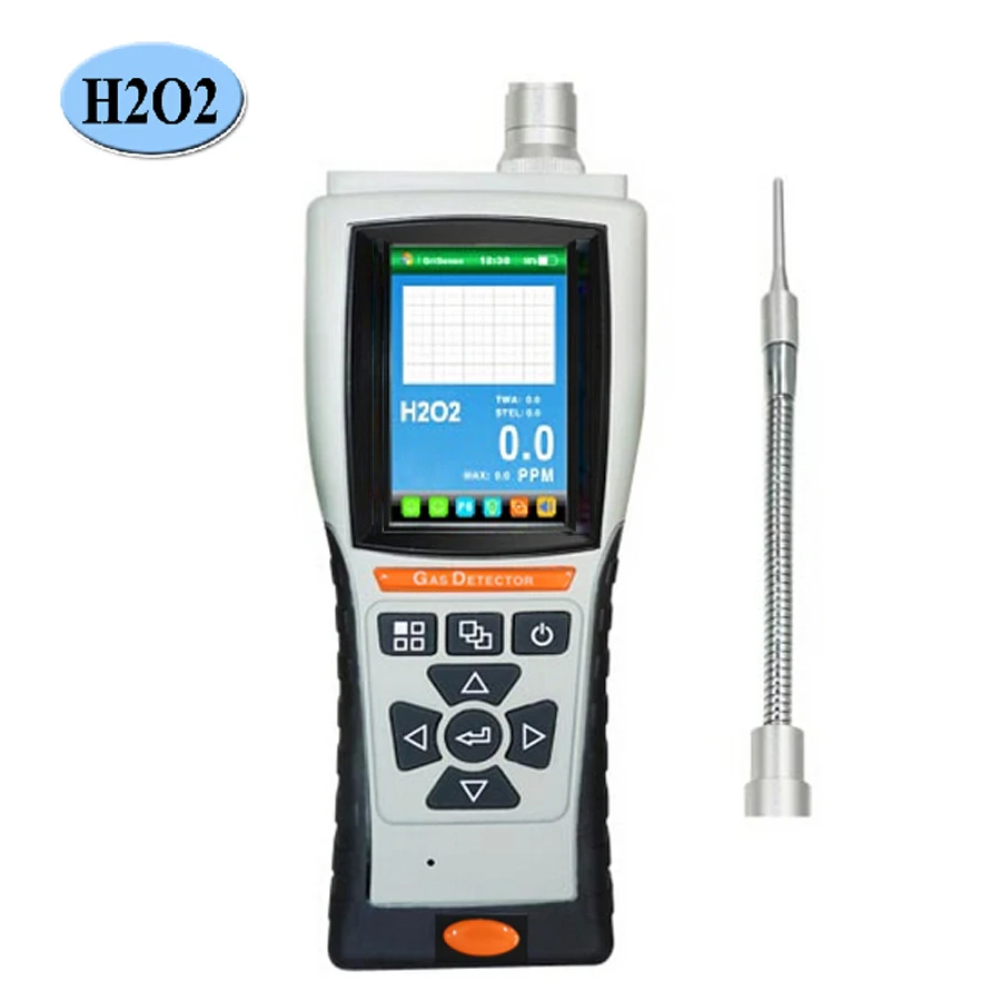 H2O2 0 100/500/2000 ppm Портативный газоанализатор перекиси водорода прибор для