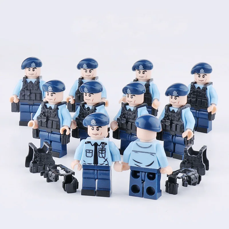 

Military Series Soldier Figures Weapon WW2 Gun Army Navy Team With Body Armor Building Blocks Bricks Toys Gift B160