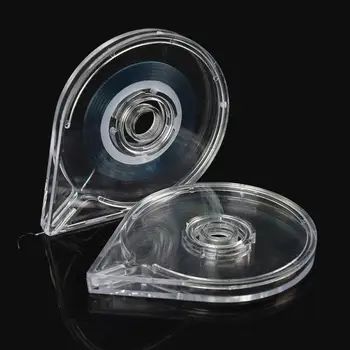 

10Pcs Transparent Nail Art Striping Tape Line Cases Sticker Roller Box Holder