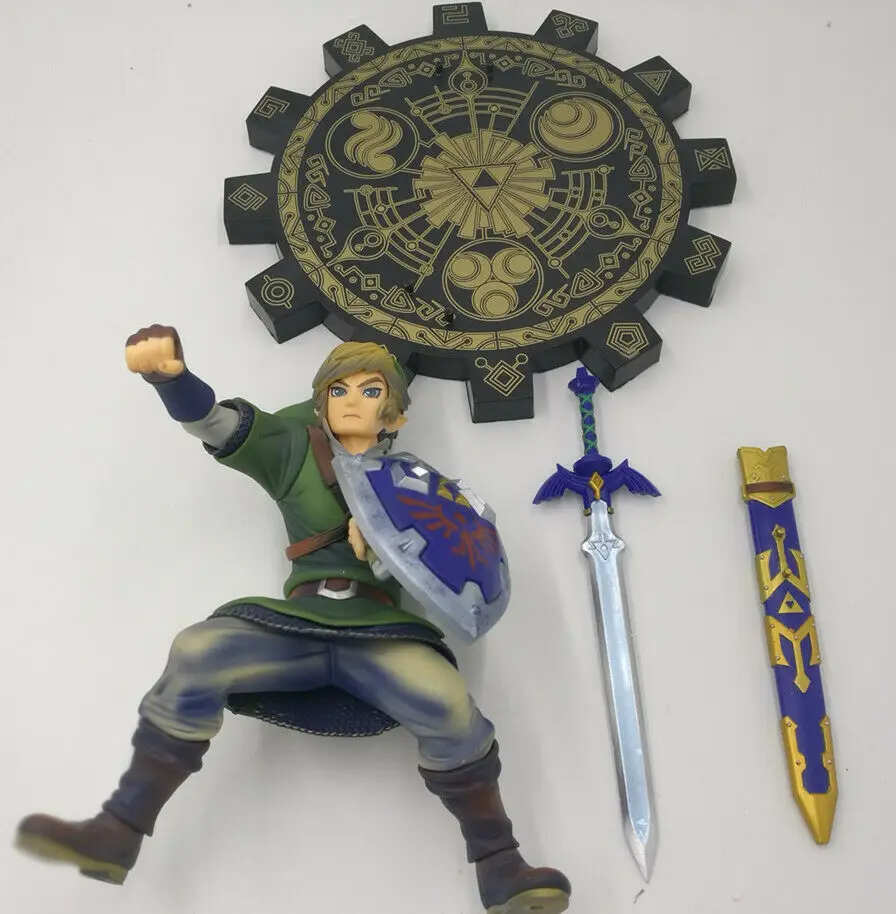 Лидер продаж 20 см Zelda небу меч из ПВХ движущаяся фигурка 1/7 Аниме игра игрушка о