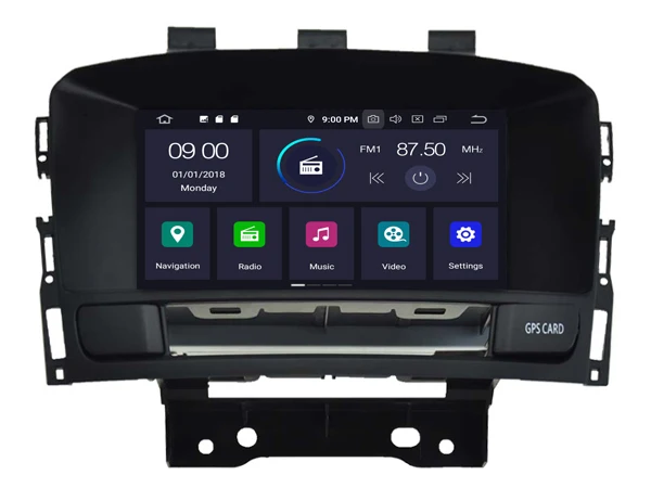 Sale AVGOTOP Android 9.0 4GB+64GB CAR DVD PLAYER for OPEL ASTRA J IPS HD Screen NAVIGATION 6